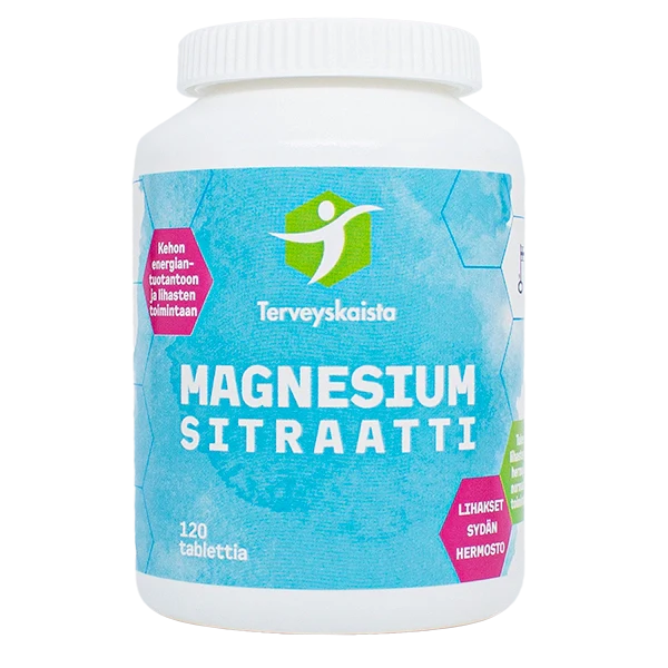 Terveyskaista Magnesiumsitraatti 375 mg