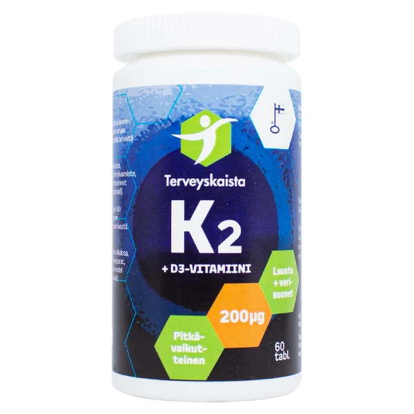 Terveyskaista Pitkävaikutteinen K2+D3