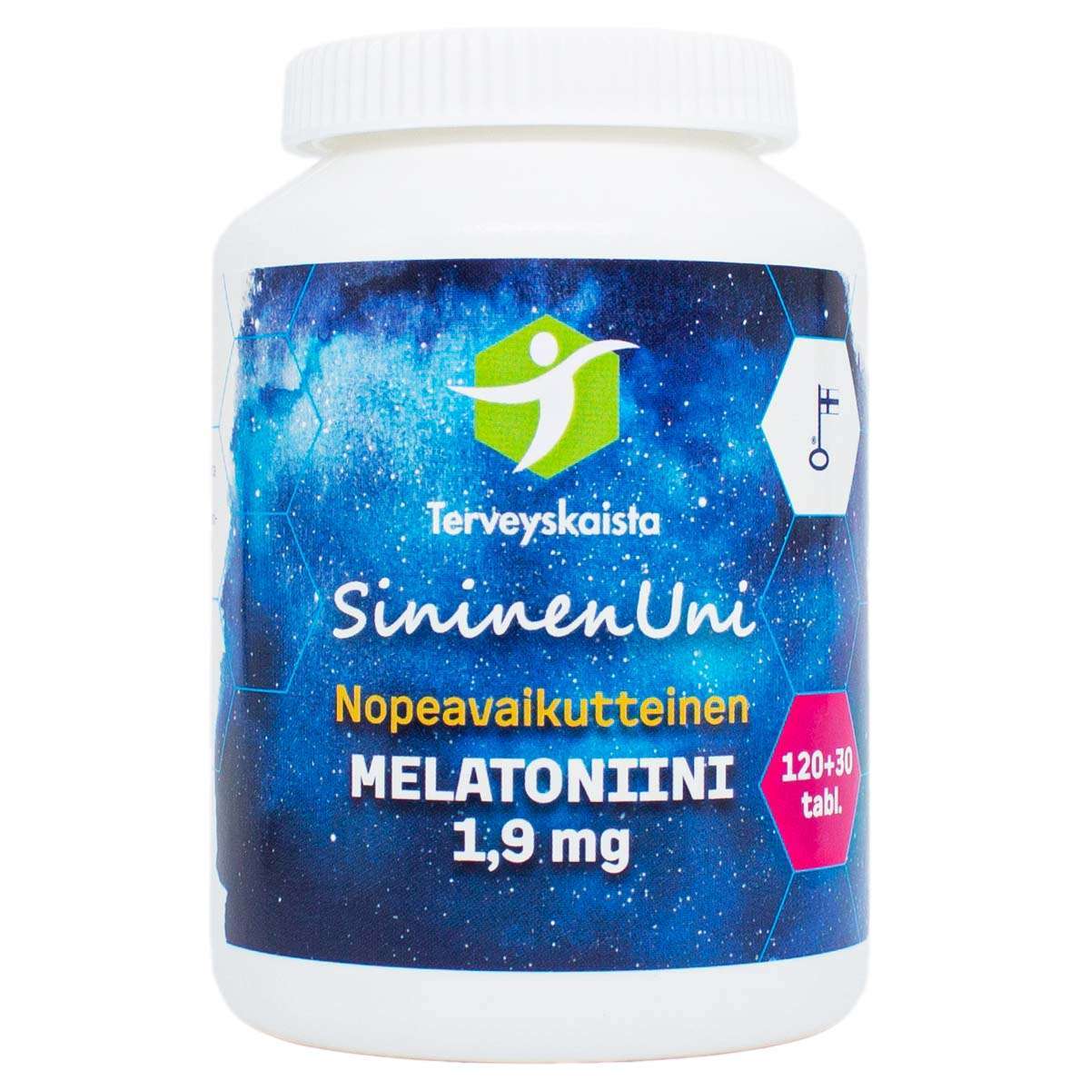 Terveyskaista SininenUni Melatoniini 1,9 mg