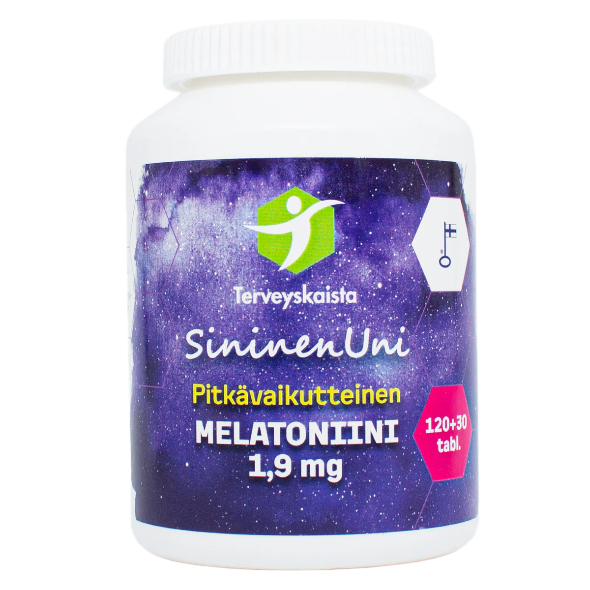 Terveyskaista SininenUni Pitkävaikutteinen Melatoniini 1,9 mg