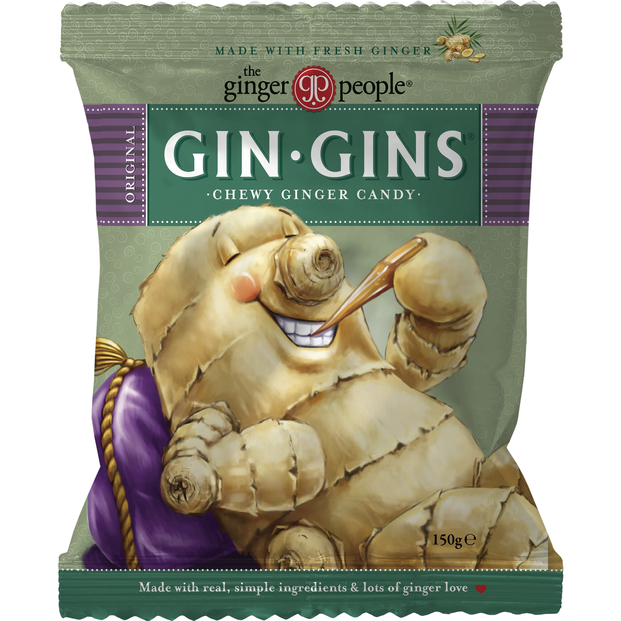 The Ginger People Gin Gins Chewy Ginger Original - Image 2