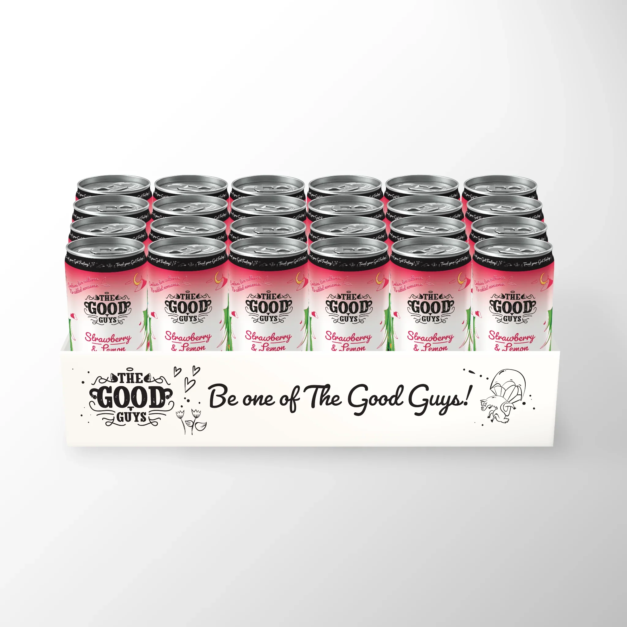 The Good Guys Luomu Kombucha Strawberry & Lemon - Image 2