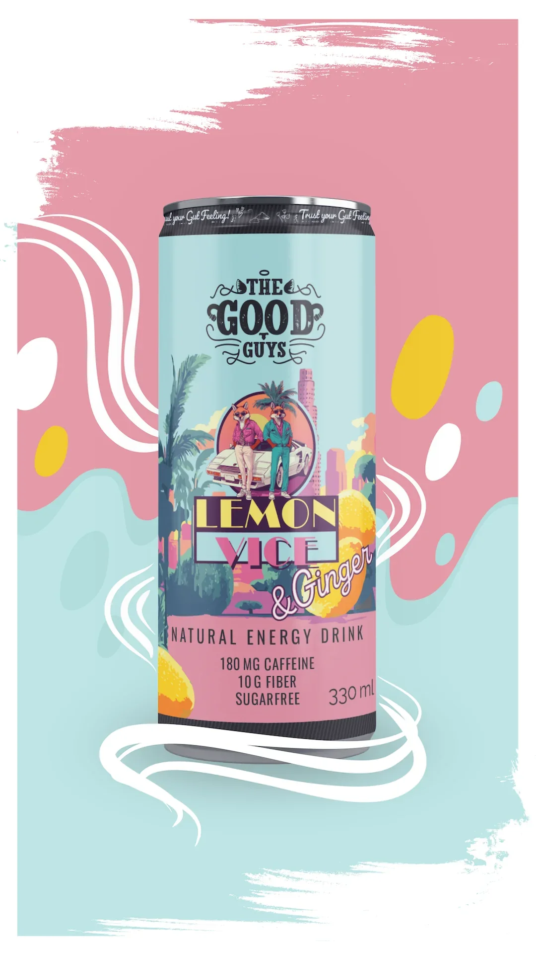 The Good Guys Natural Energy Drink Lemon Vice & Ginger - Image 3