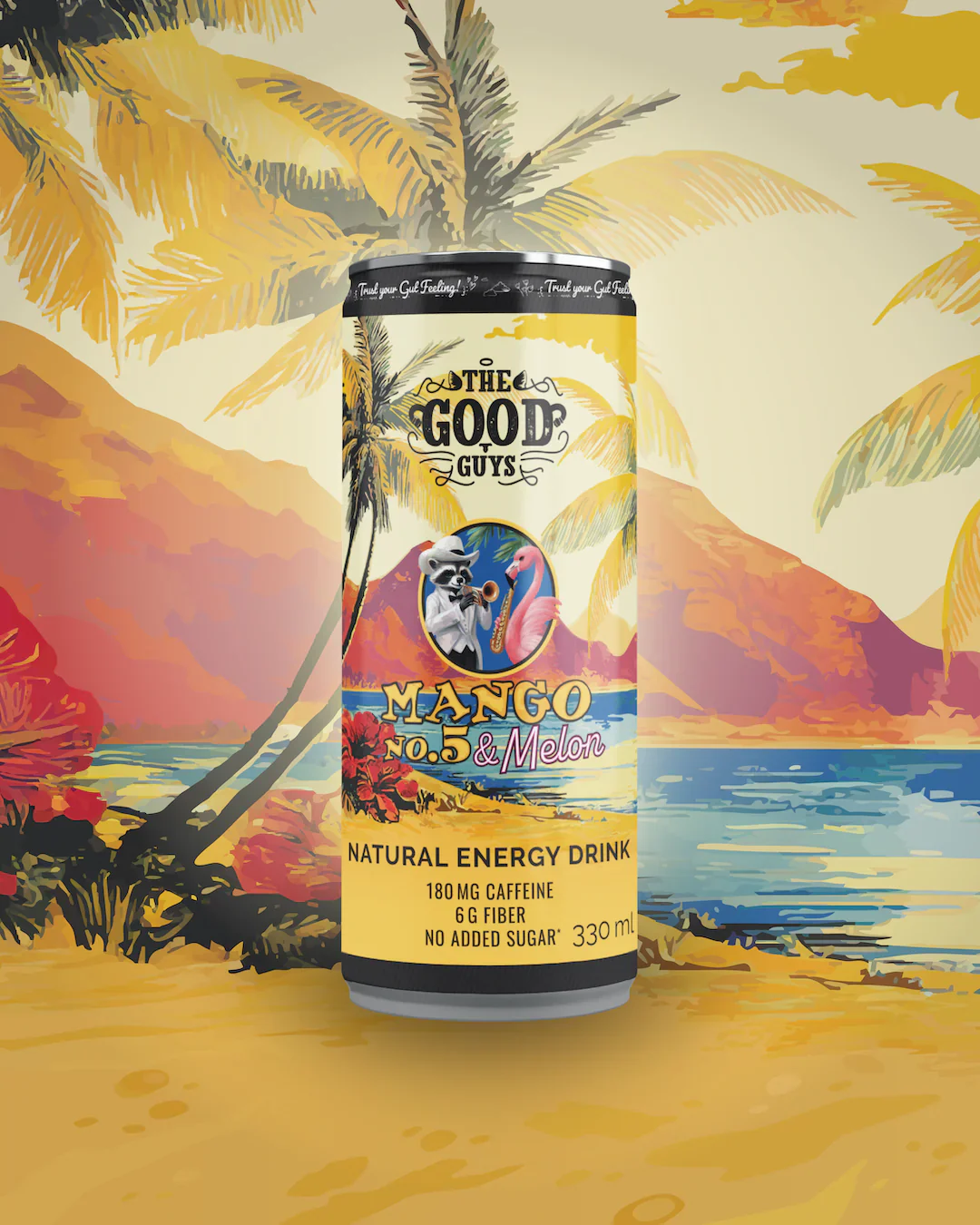 The Good Guys Natural Energy Drink Mango no.5 & Melon - Image 3