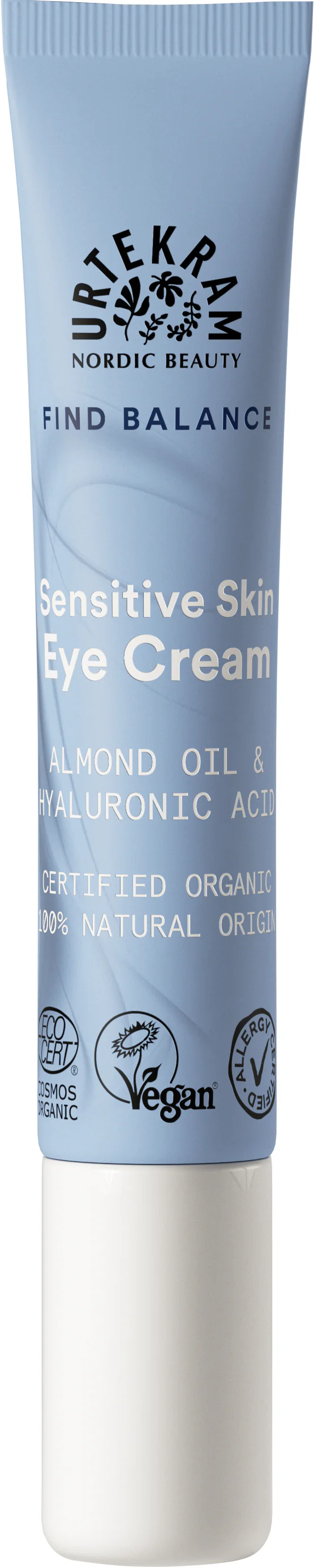 Urtekram Find Balance Fragrance Free Silmänympärysvoide