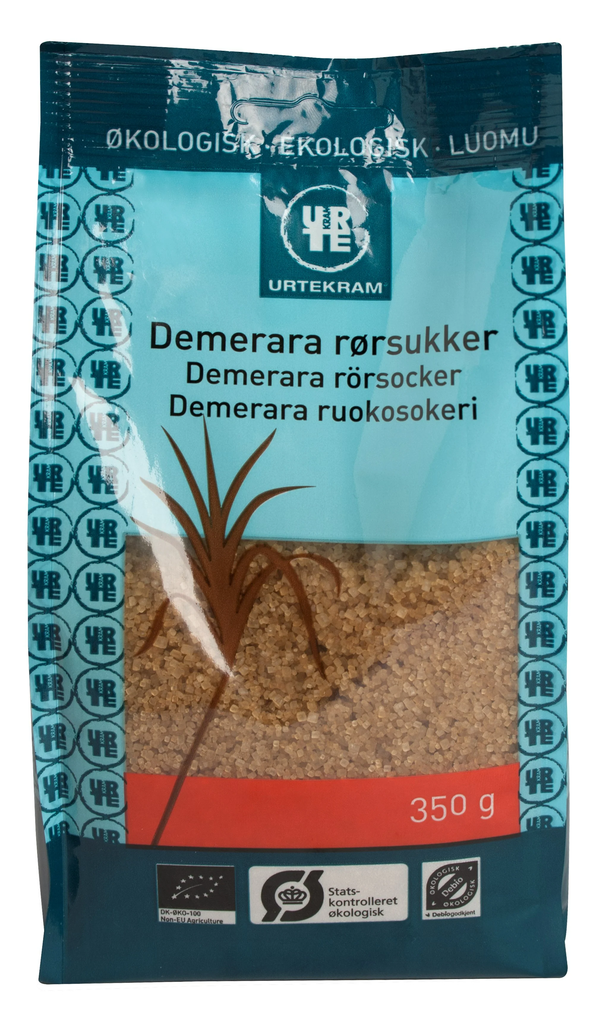 Urtekram Luomu Demerara Ruokosokeri