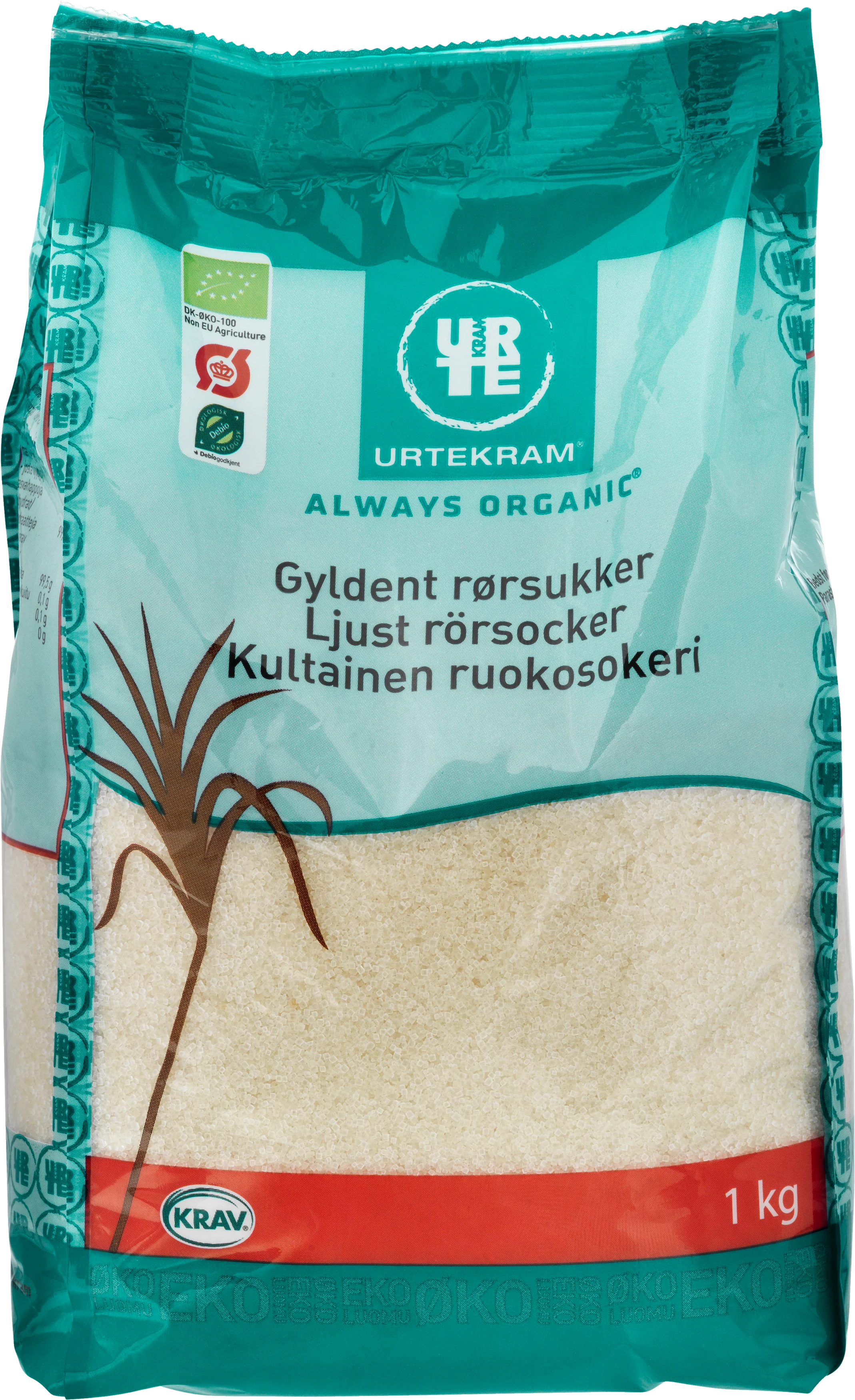 Urtekram Luomu Kultainen Ruokosokeri