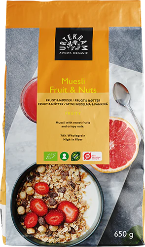 Urtekram Luomu Mysli Fruit & Nuts