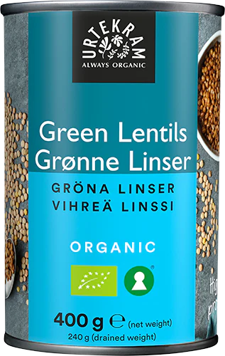 Urtekram Luomu Vihreä Linssi säilyke