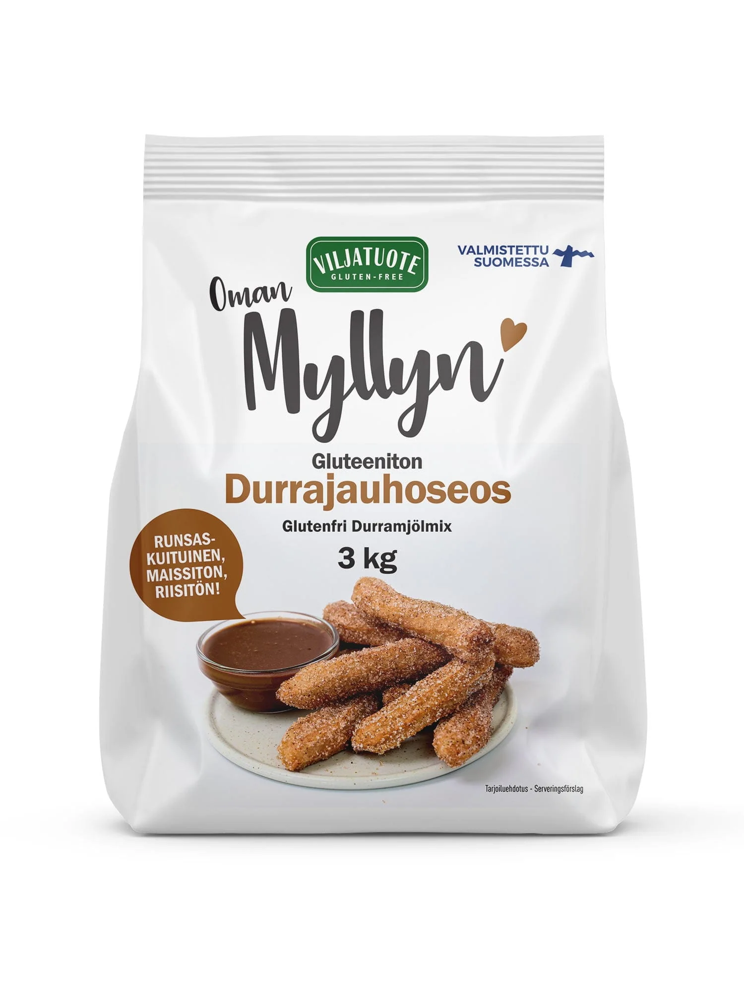 Virtasalmen Viljatuote Gluteeniton Durrajauhoseos - Image 2