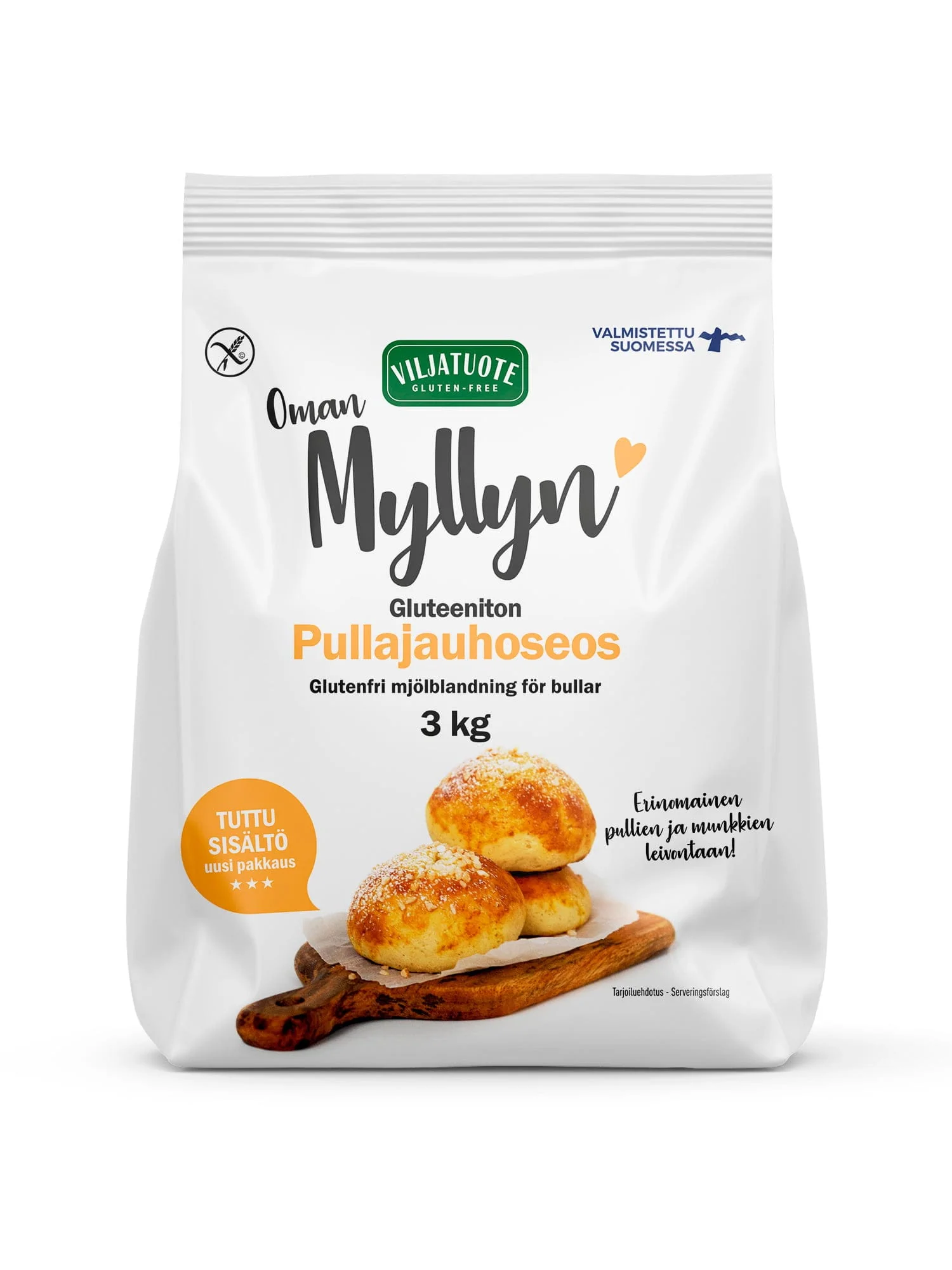 Virtasalmen Viljatuote Gluteeniton Pullajauhoseos - Image 3