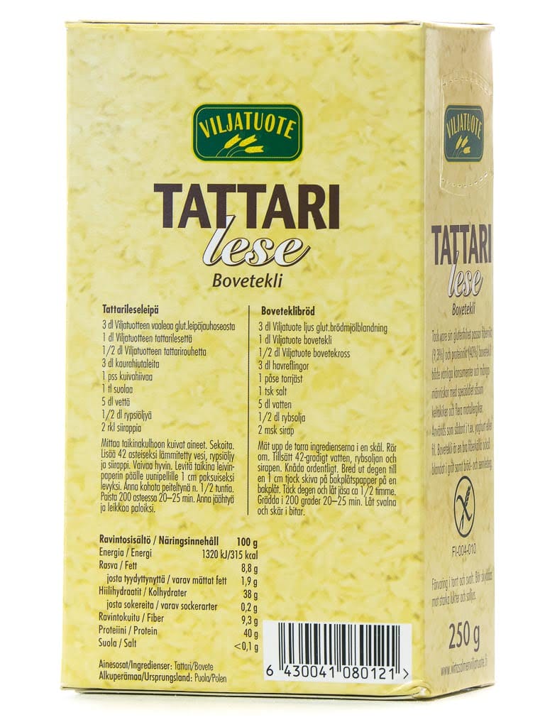 Virtasalmen Viljatuote Gluteeniton Tattarilese - Image 2