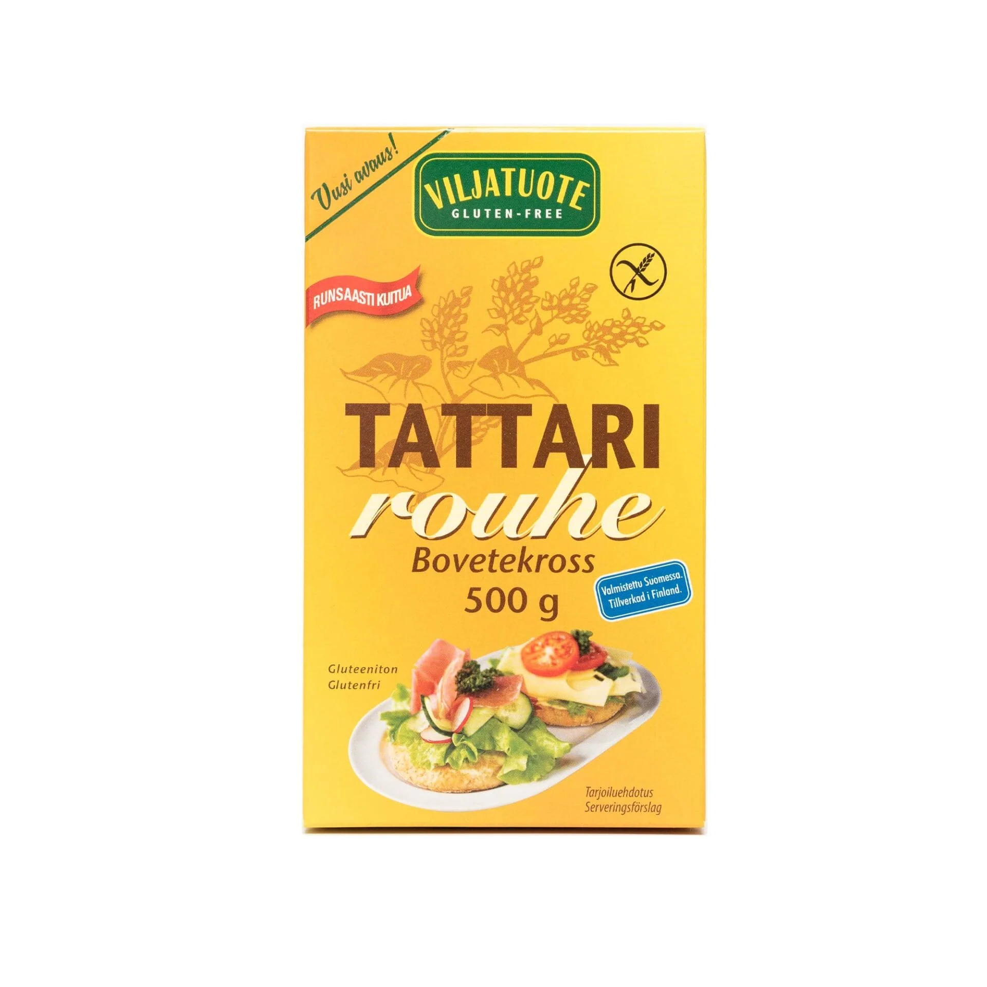 Virtasalmen Viljatuote Gluteeniton Tattarirouhe (Parasta ennen 09.06.2026)