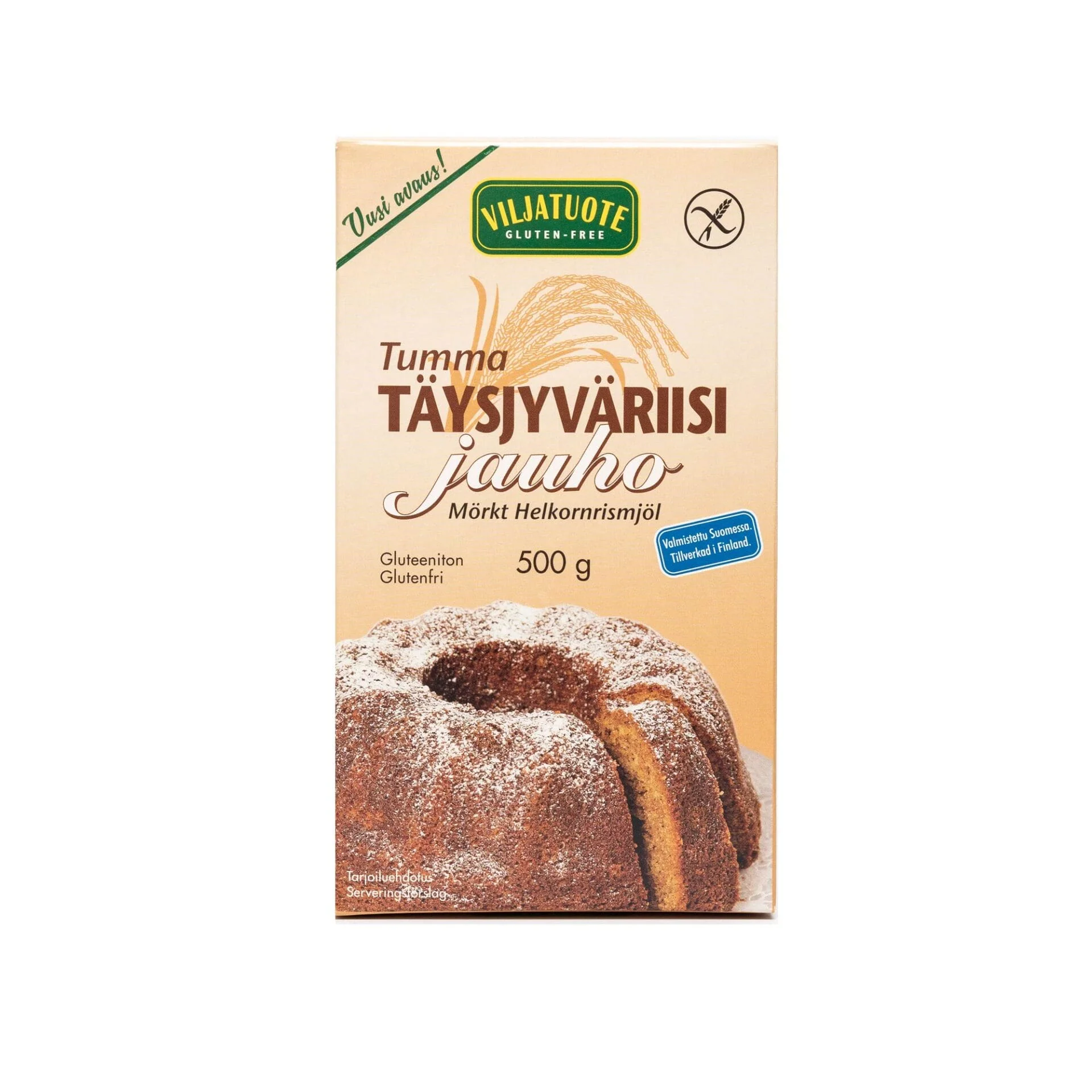 Virtasalmen Viljatuote Gluteeniton Tumma Täysjyväriisijauho
