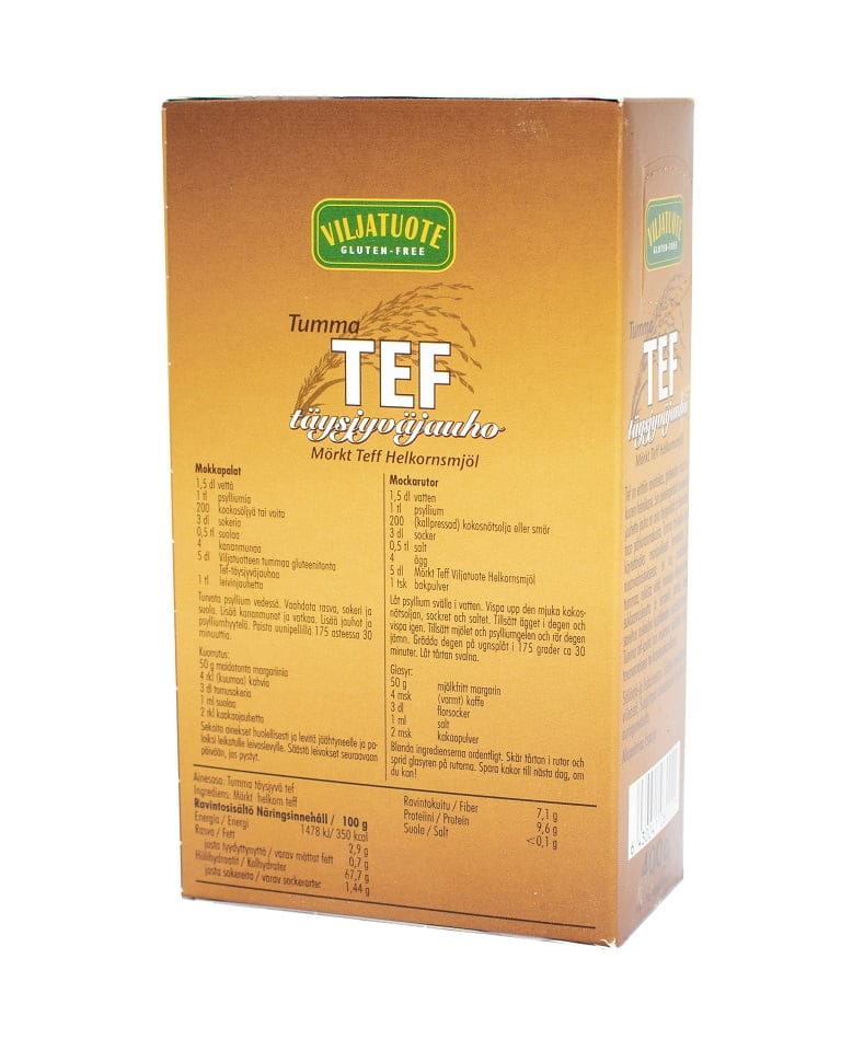 Virtasalmen Viljatuote Gluteeniton Tumma Teff Täysjyväjauho - Image 2