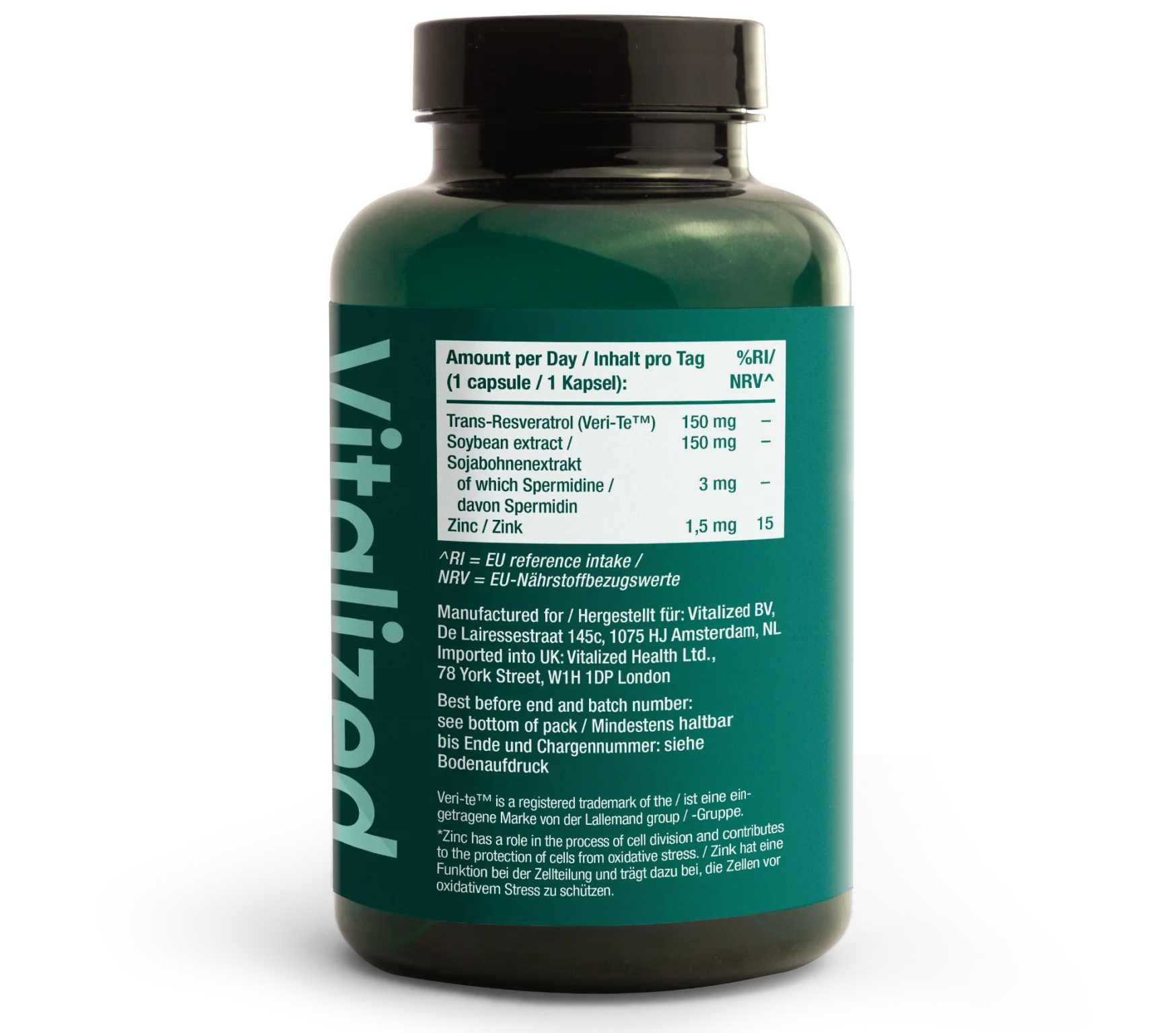 Vitalized Spermidine & Resveratrol - Image 2