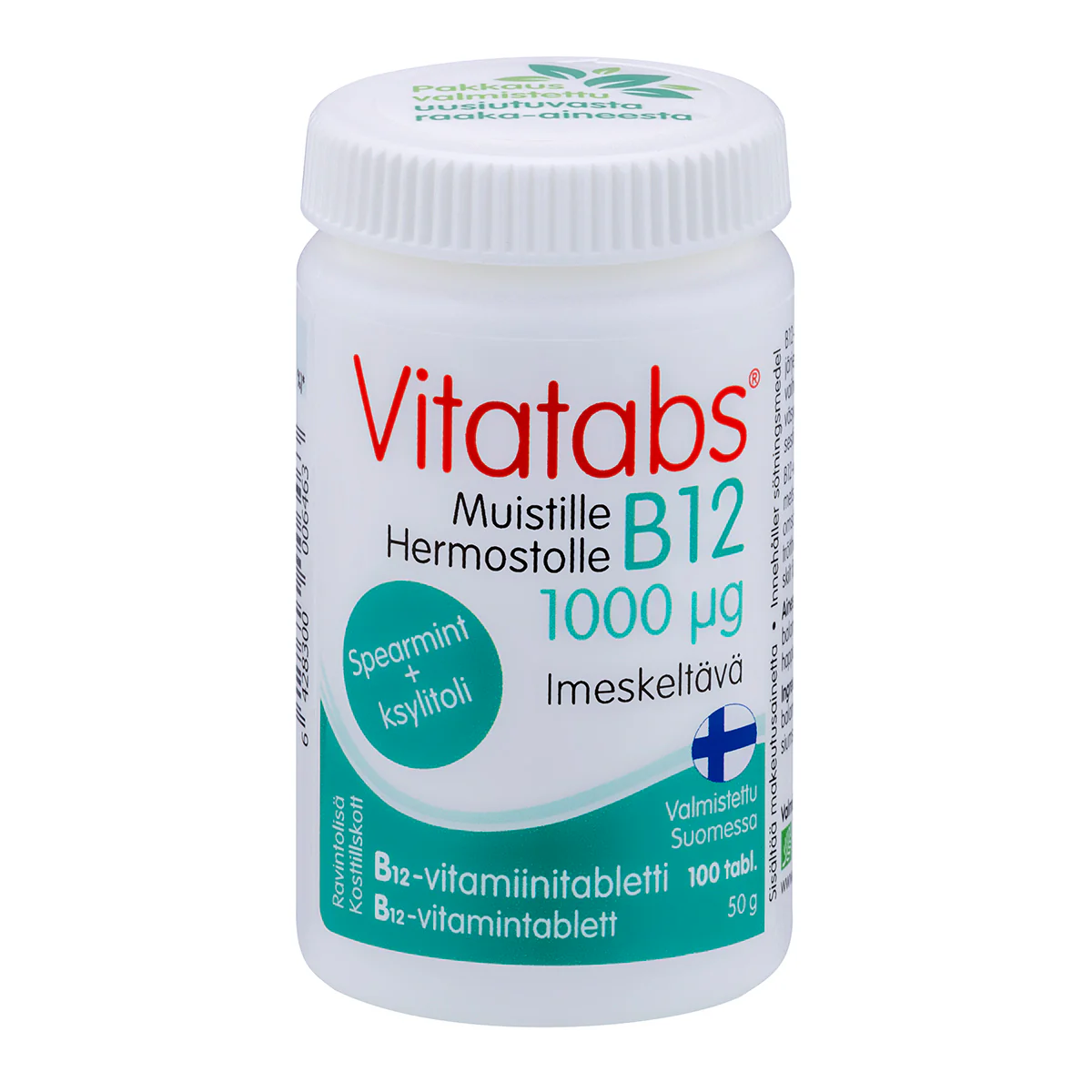 Vitatabs B12 Spearmint 1000 mikrog