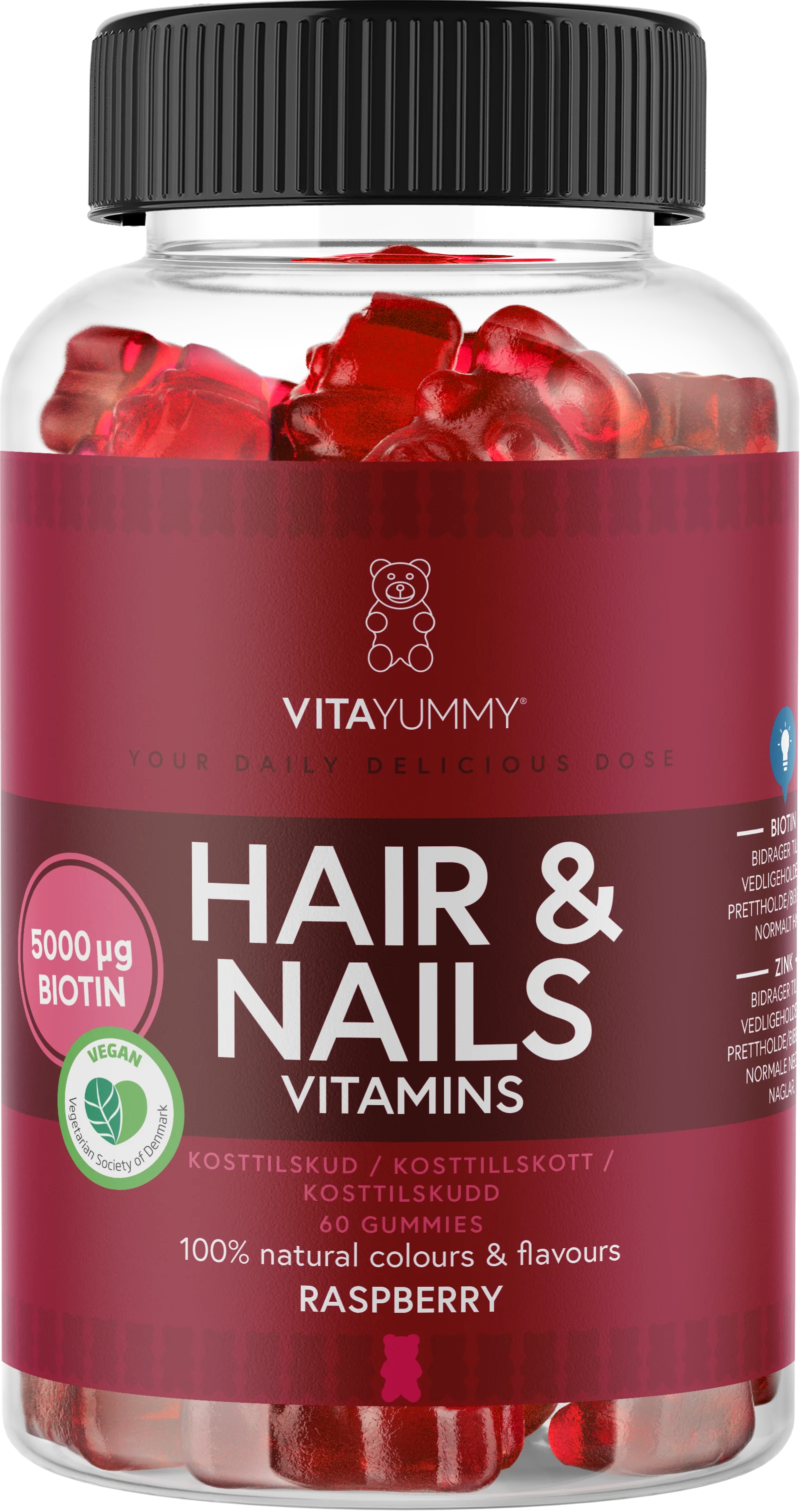 VitaYummy Hair & Nails Raspberry