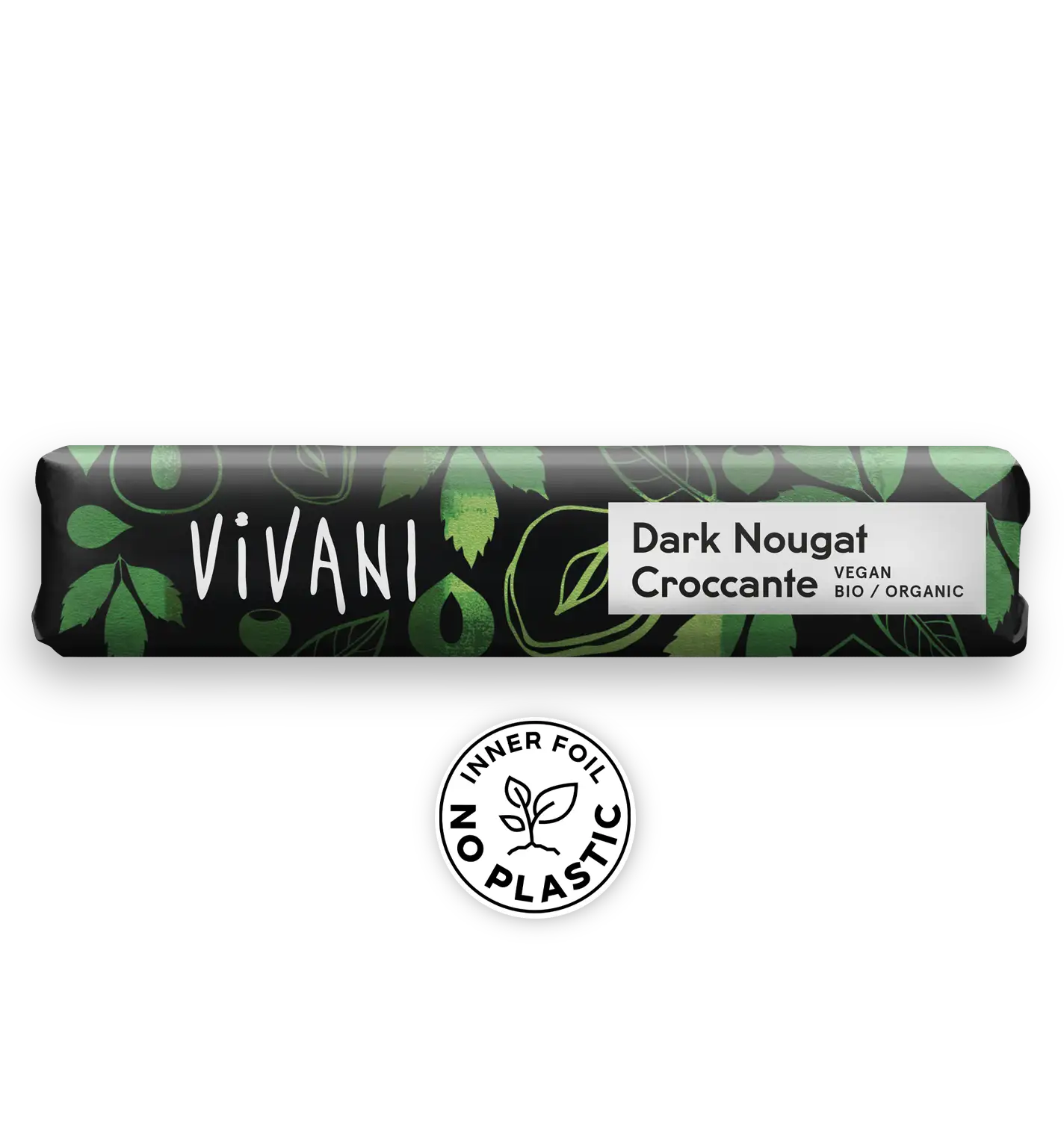 Vivani Luomu Nougat Tummasuklaa Patukka