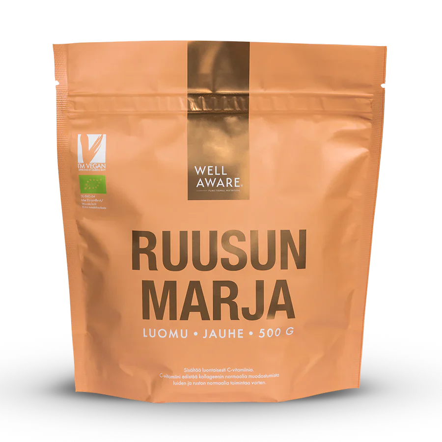 WellAware Luomu Ruusunmarjajauhe