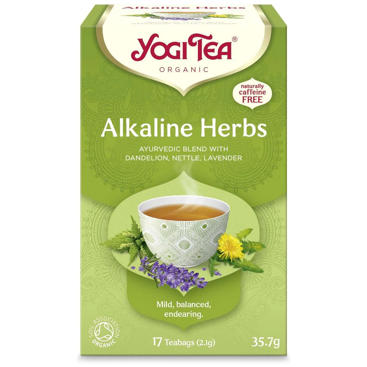 YogiTea Luomu Alkaline Herbs tee