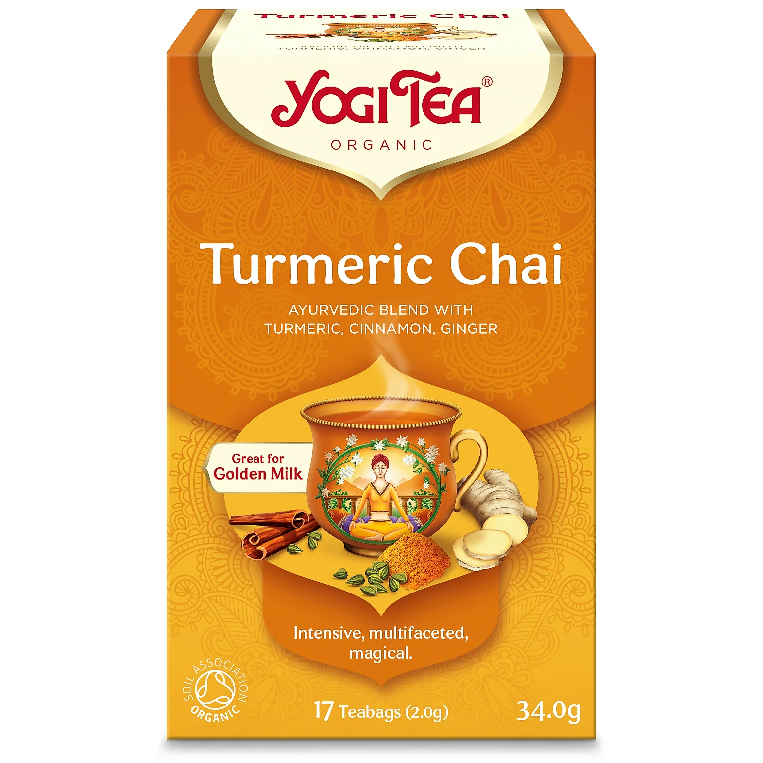 YogiTea Luomu Kurkuma Chai tee