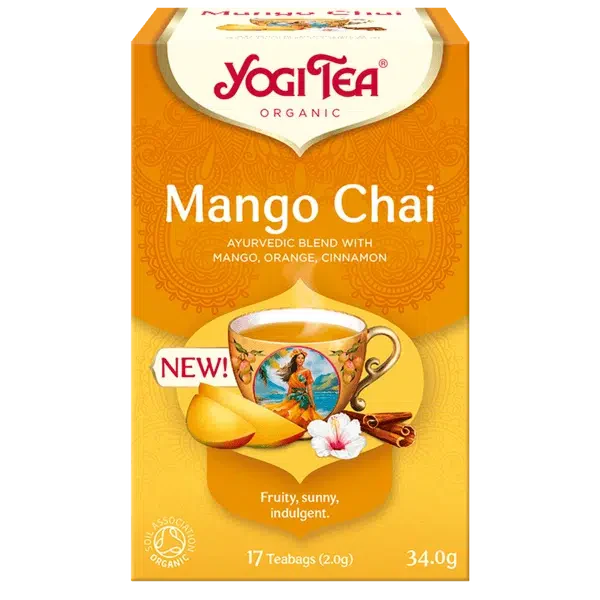 YogiTea Luomu Mango Chai Tee