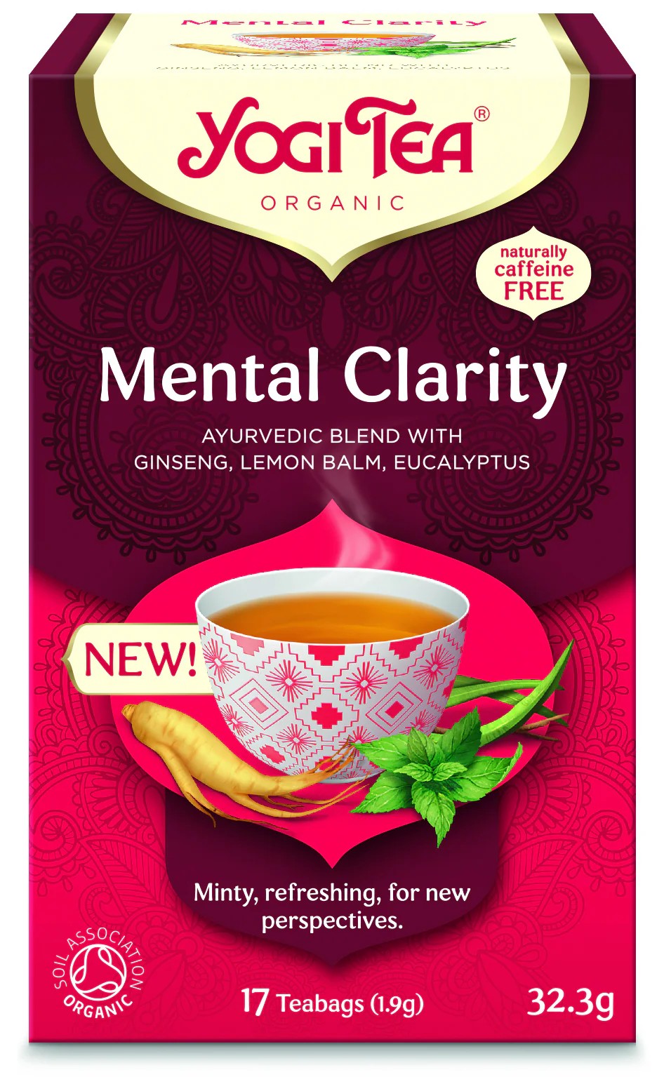 YogiTea Luomu Mental Clarity Tee