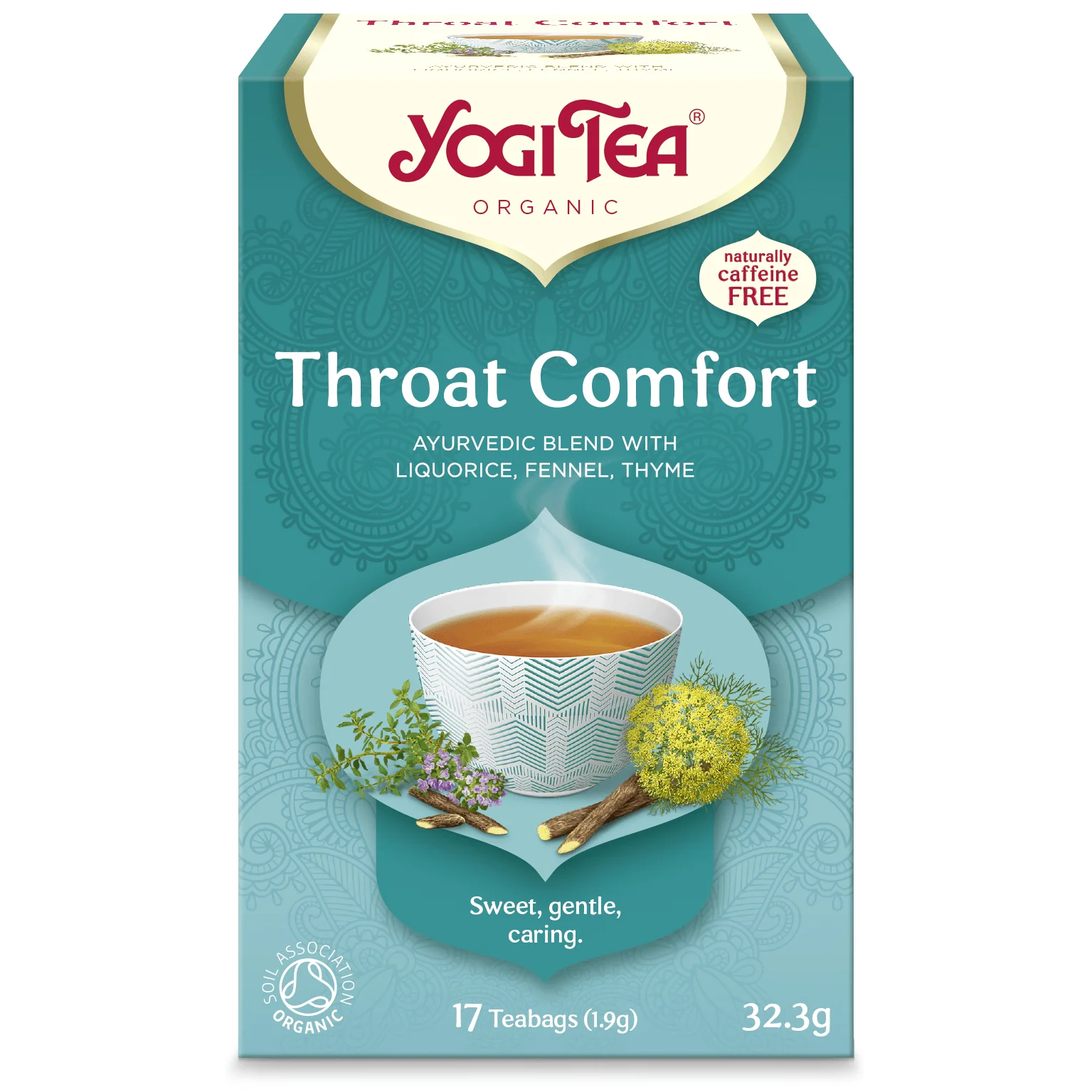 YogiTea Luomu Throat Comfort tee