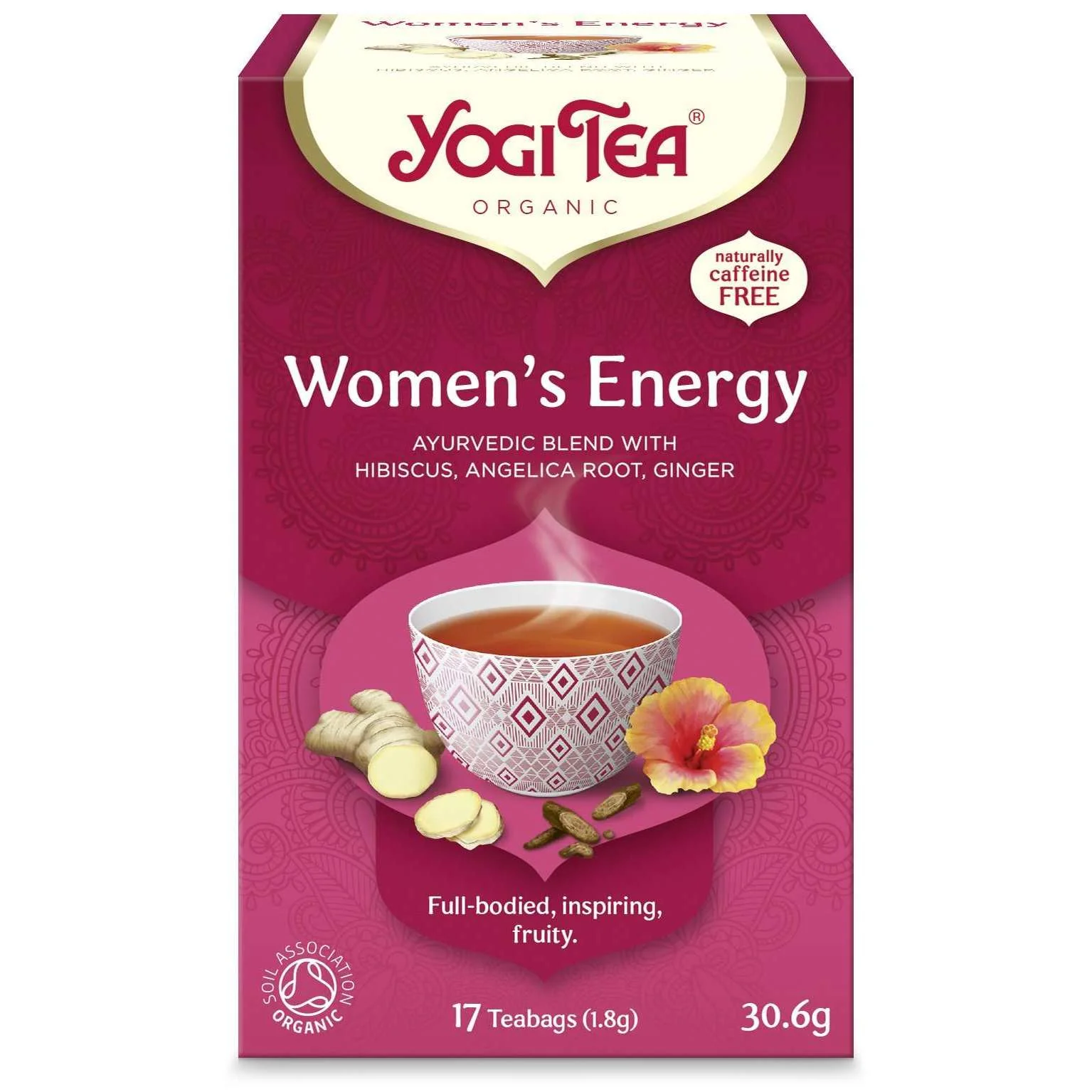 YogiTea Luomu Womens Energy tee